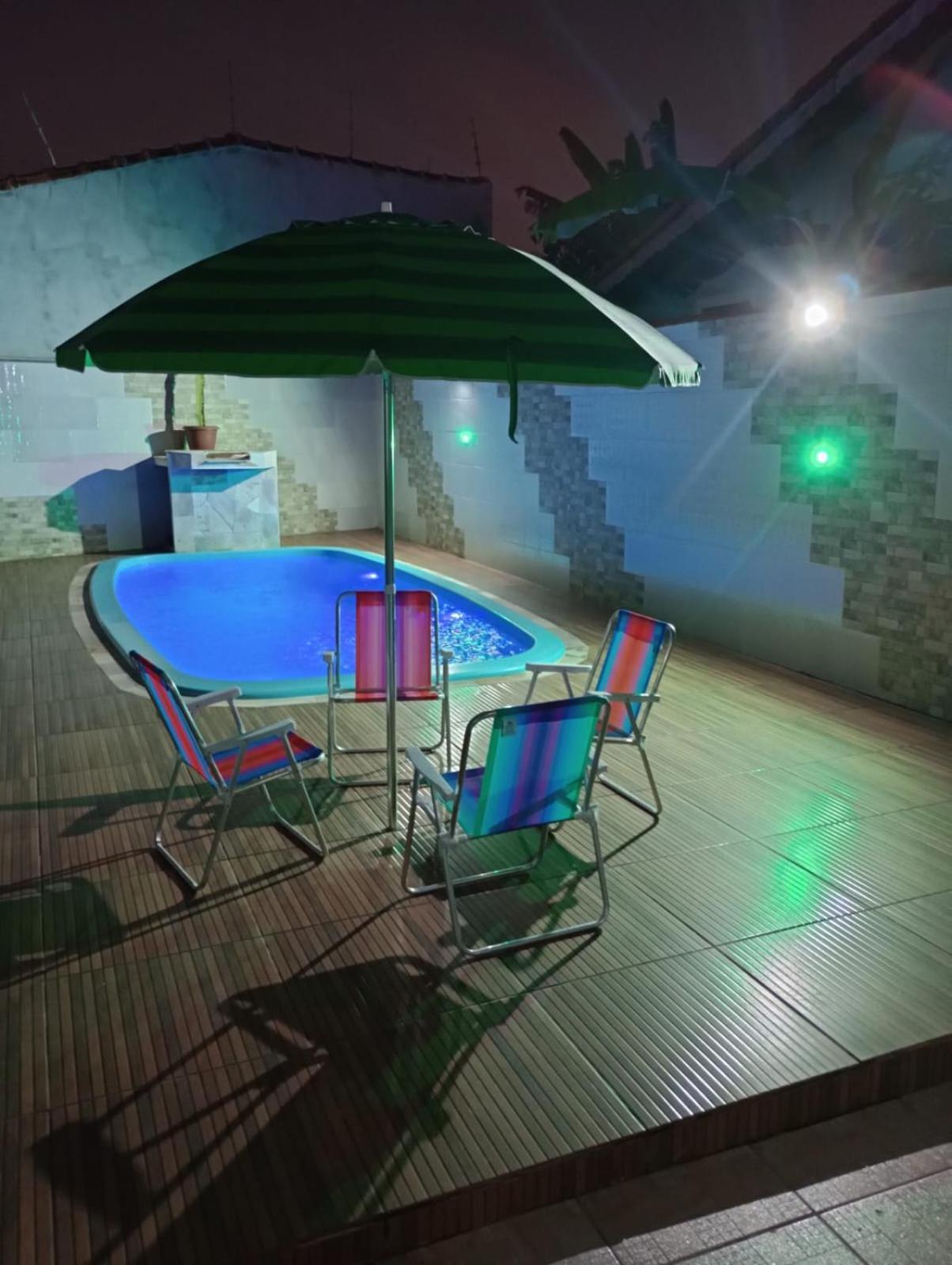 Casa Na Praia Com Piscina E Churrasqueira Itanhaém Exterior foto